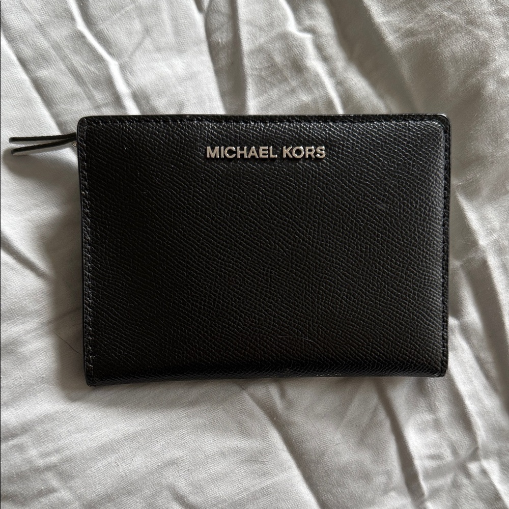Michael Kors Black Leather Card Holder